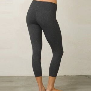 Prana cropped grey leggings xs